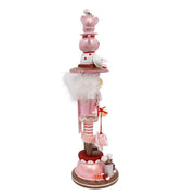 Kurt Adler 18-Inch Hollywood Nutcrackers Pink Tea Nutcracker