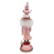 Kurt Adler 18-Inch Hollywood Nutcrackers Pink Tea Nutcracker