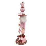 Kurt Adler 18-Inch Hollywood Nutcrackers Pink Tea Nutcracker