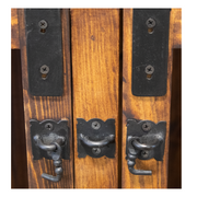 Oasis Large Dog Wood Kennel Dark Wax 