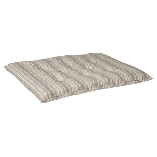 Bowsers Harper Stripe Tufted Dog Crate Cushion - Washable Pet Bed