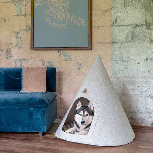 Nooee Pet Cave Harry (XXL) – Cream/Brown