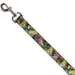 Dog Leash - Alice & Cheshire Cat Poses/Flowers