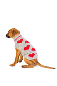 Load image into Gallery viewer, Red Hearts Dog Sweater

