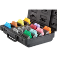 Load image into Gallery viewer, 10 Wide Snap-on Combs with 4 Wide Blades in Carry Case by Heiniger
