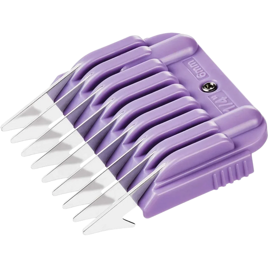 Pet 1/4" Snap-on Stainless Steel Comb 6mm by Heiniger