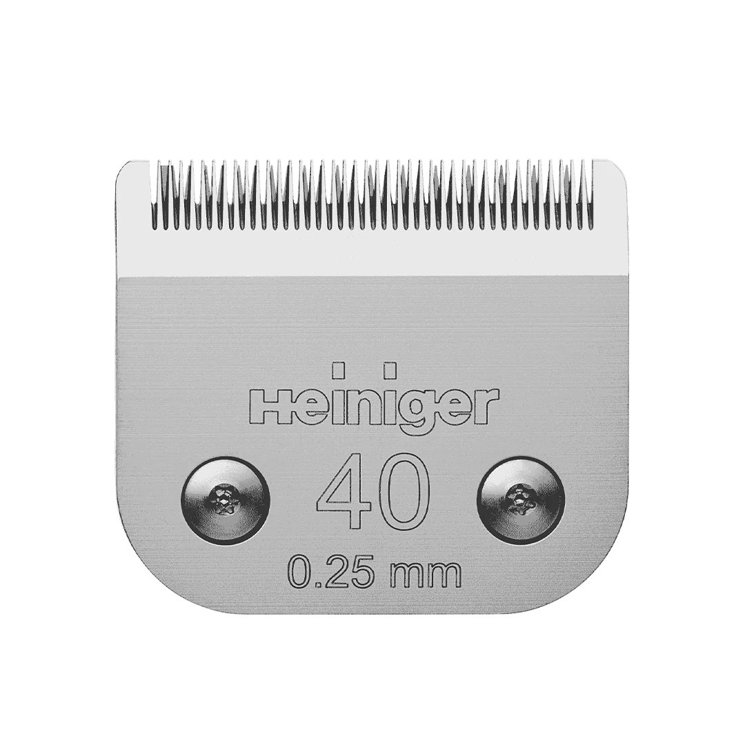 Pet #40 Clipper Blade 0.25 mm by Heiniger