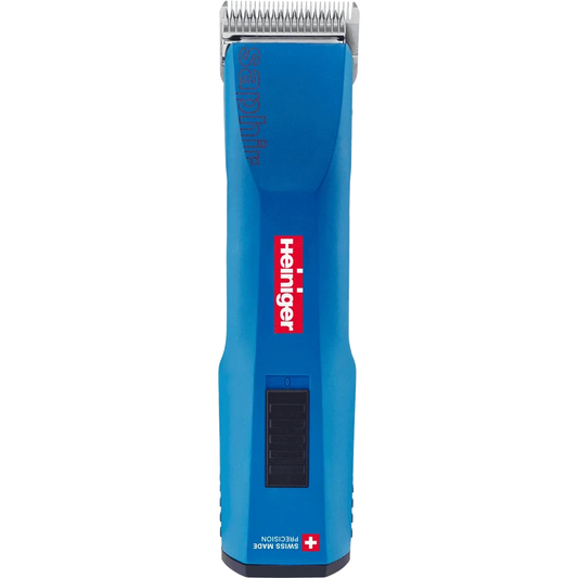Pet Blue Saphir Cordless Clipper with Two Batteries by Heiniger