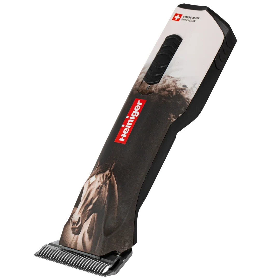 Pet Opal Horse Design Cordless Clipper with Two Batteries by Heiniger