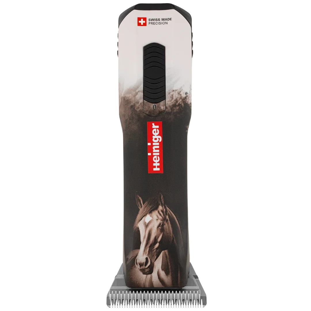 Pet Opal Horse Design Cordless Clipper with Two Batteries by Heiniger