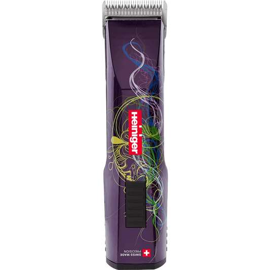 Pet Purple Saphir Cordless Clipper with Two Batteries by Heiniger