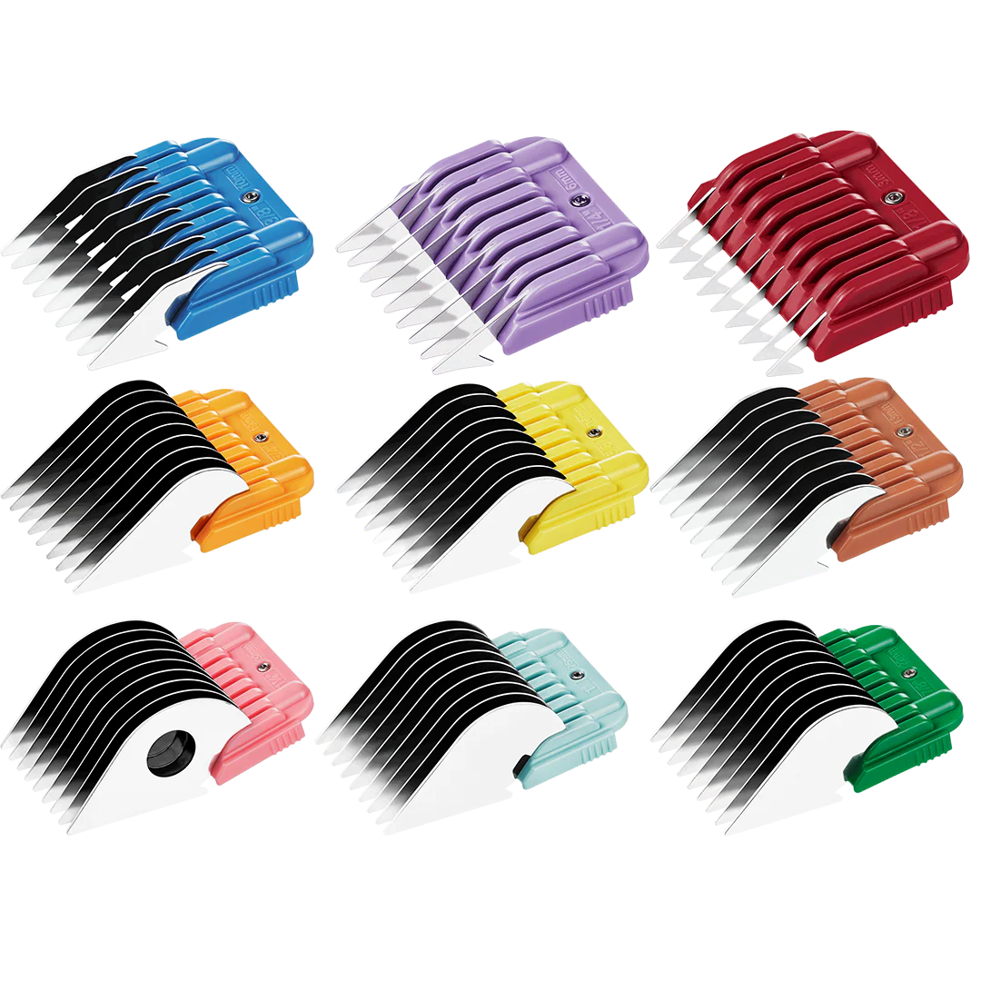 Heiniger Set of 9 pieces stainless steel combs