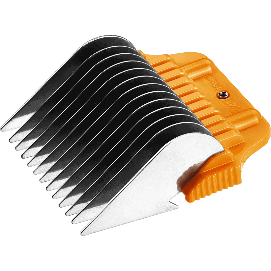 Heiniger 3/4" Wide Snap on Stainless Steel Comb 19mm