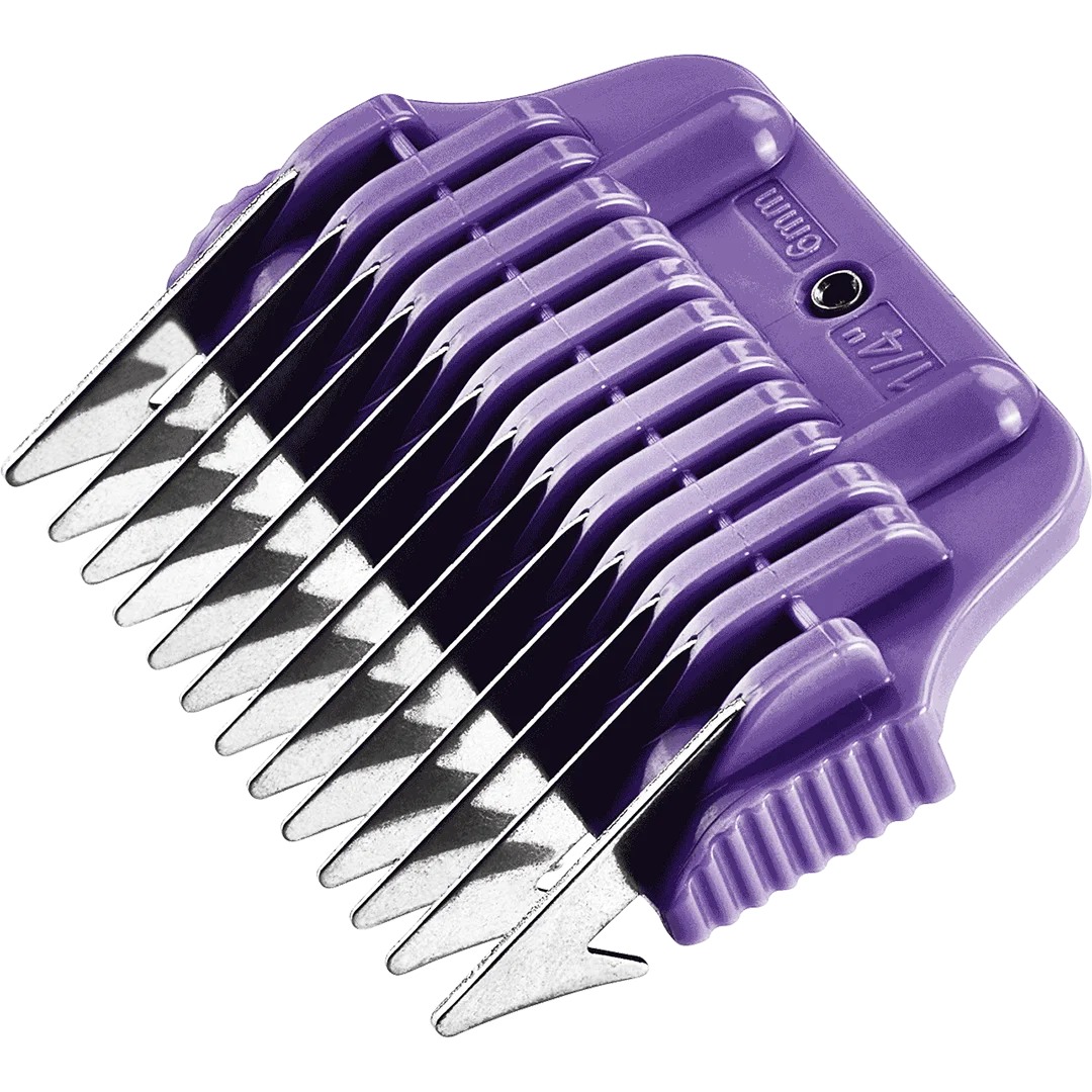 Heiniger 1/4" Wide Snap on Stainless Steel Comb 6mm