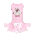 Load image into Gallery viewer, Lil' Miss Cupcake Dog Crystal Dress - Designer Dog Clothes from Southlake Paws
