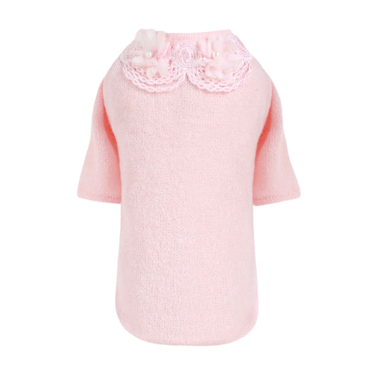 Hello Doggie Sweet Magnolia Dog Sweater Handmade Handmade in the USA Sweaters
