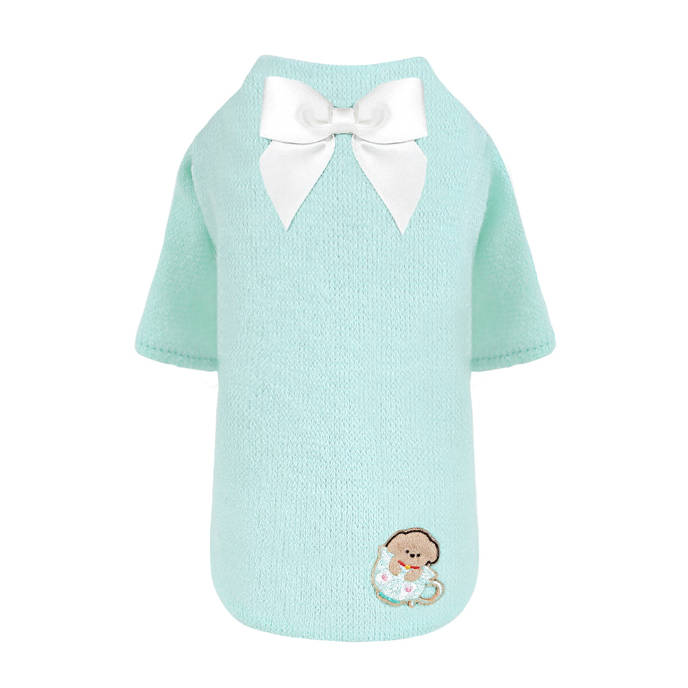 Teacup Dog Sweater Satin Handmade Sweaters - Designer Dog Clothes from Southlake Paws