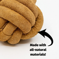 Load image into Gallery viewer, Huggle-Hide® Natural Leather Ball Dog Toy, 2 Pack - image 8
