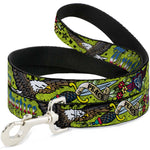 Dog Leash - Truth and Justice Green