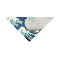 Load image into Gallery viewer, Hokusai Great Wave Off Kanagawa Double-Sided Pet Bandana
