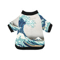Load image into Gallery viewer, Hokusai Great Wave Off Kanagawa Round Neck Shirt luxury pet product from Southlake Paws
