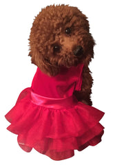 Holiday Party Girl Tutu, Red Velvet