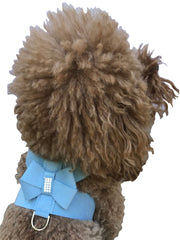 Hollywood Bow Dog Harness, Blue Horizon 