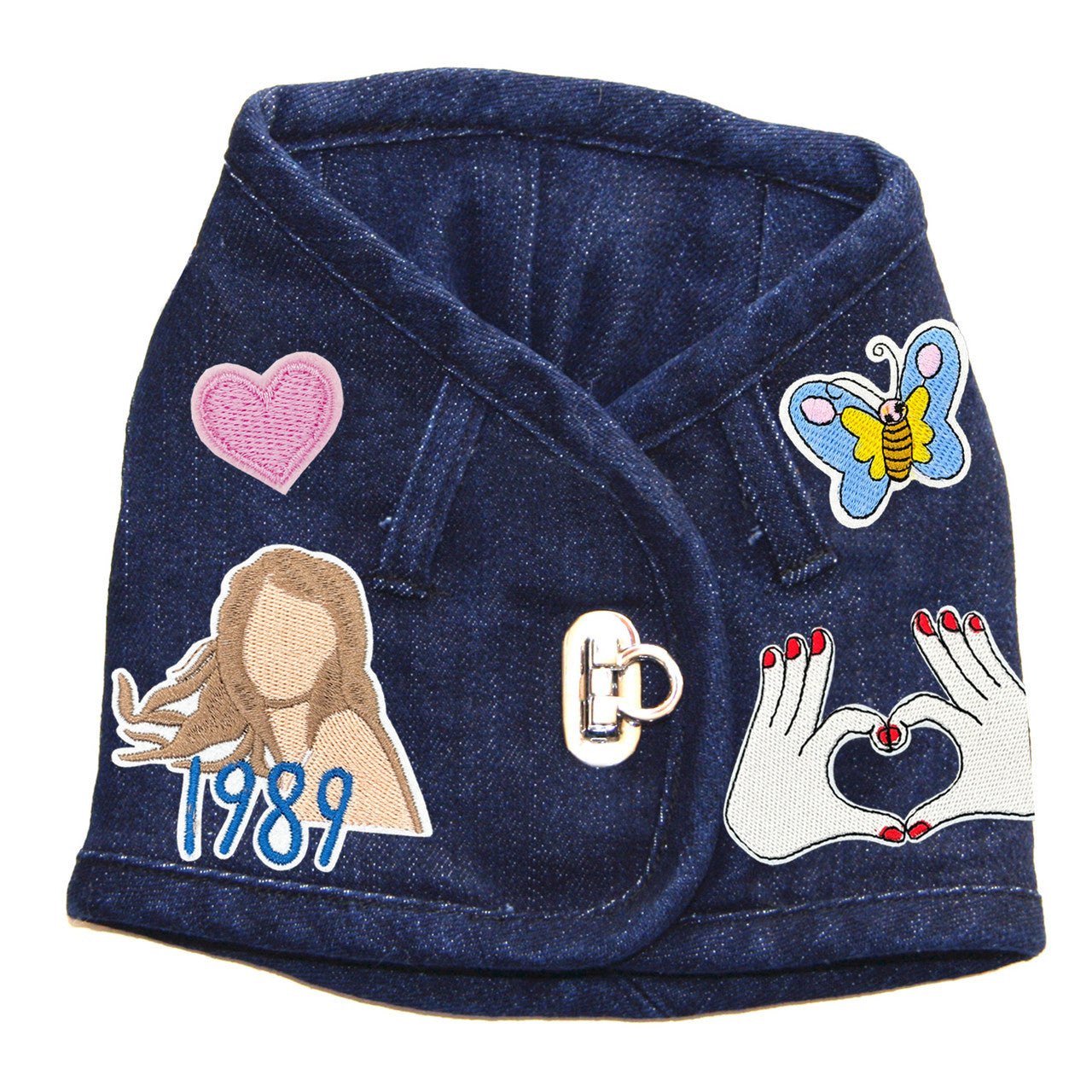 Swiftie Inspired Denim Harness Vest alternate view