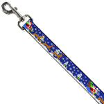 Dog Leash - Santa & Reindeers