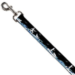 Dog Leash - SUP w/Dog Black/Blues/White