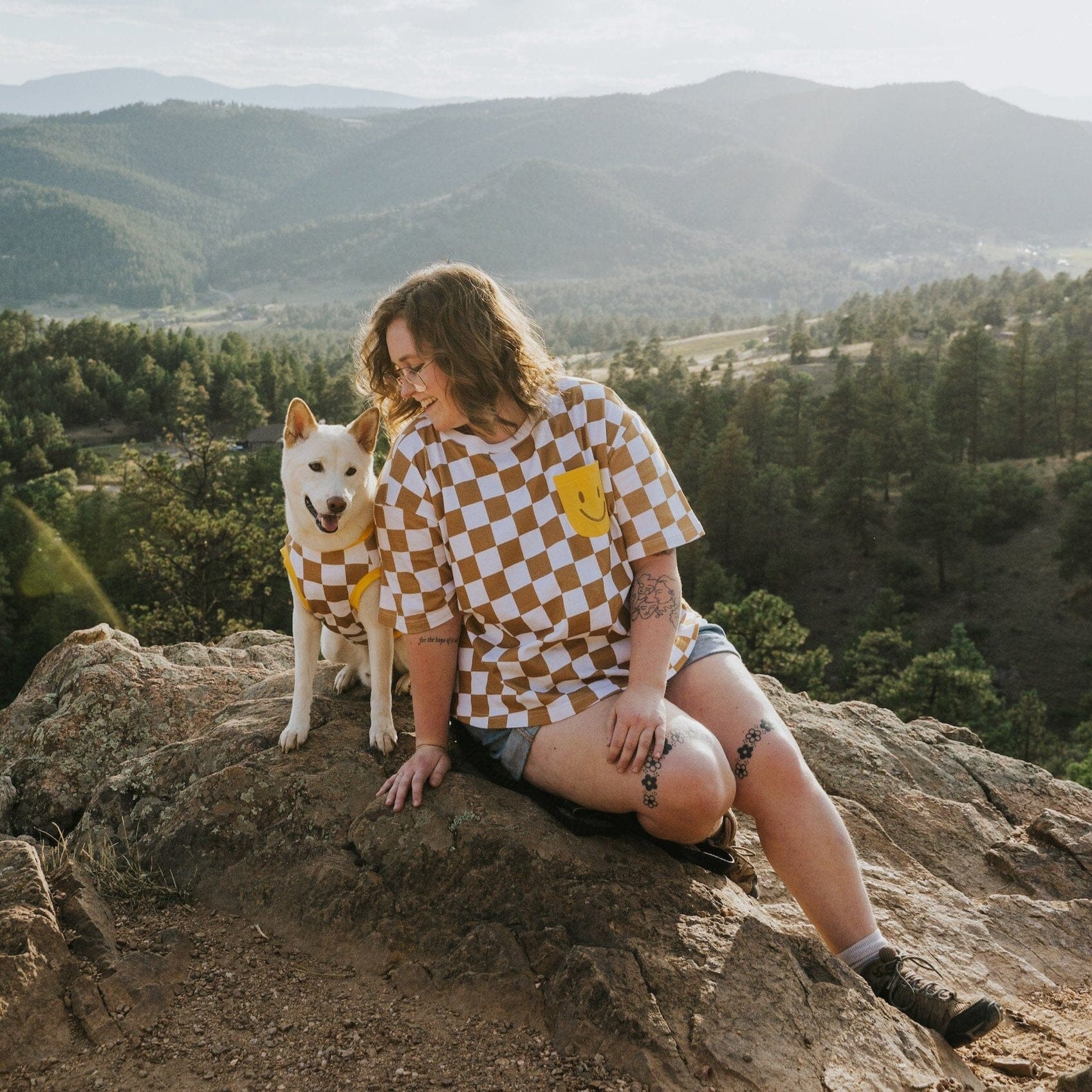 Human Oversized Cotton Smiley Tee 