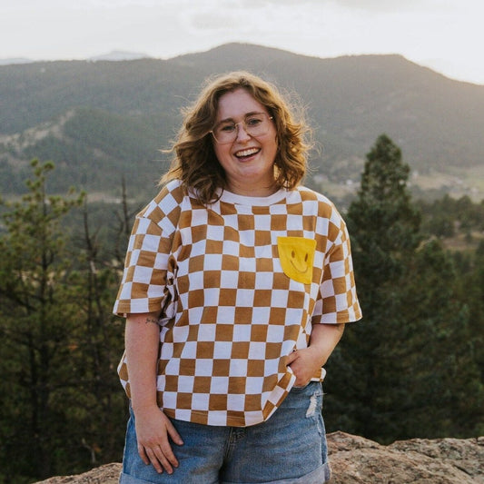 Human Oversized Cotton Smiley Tee 