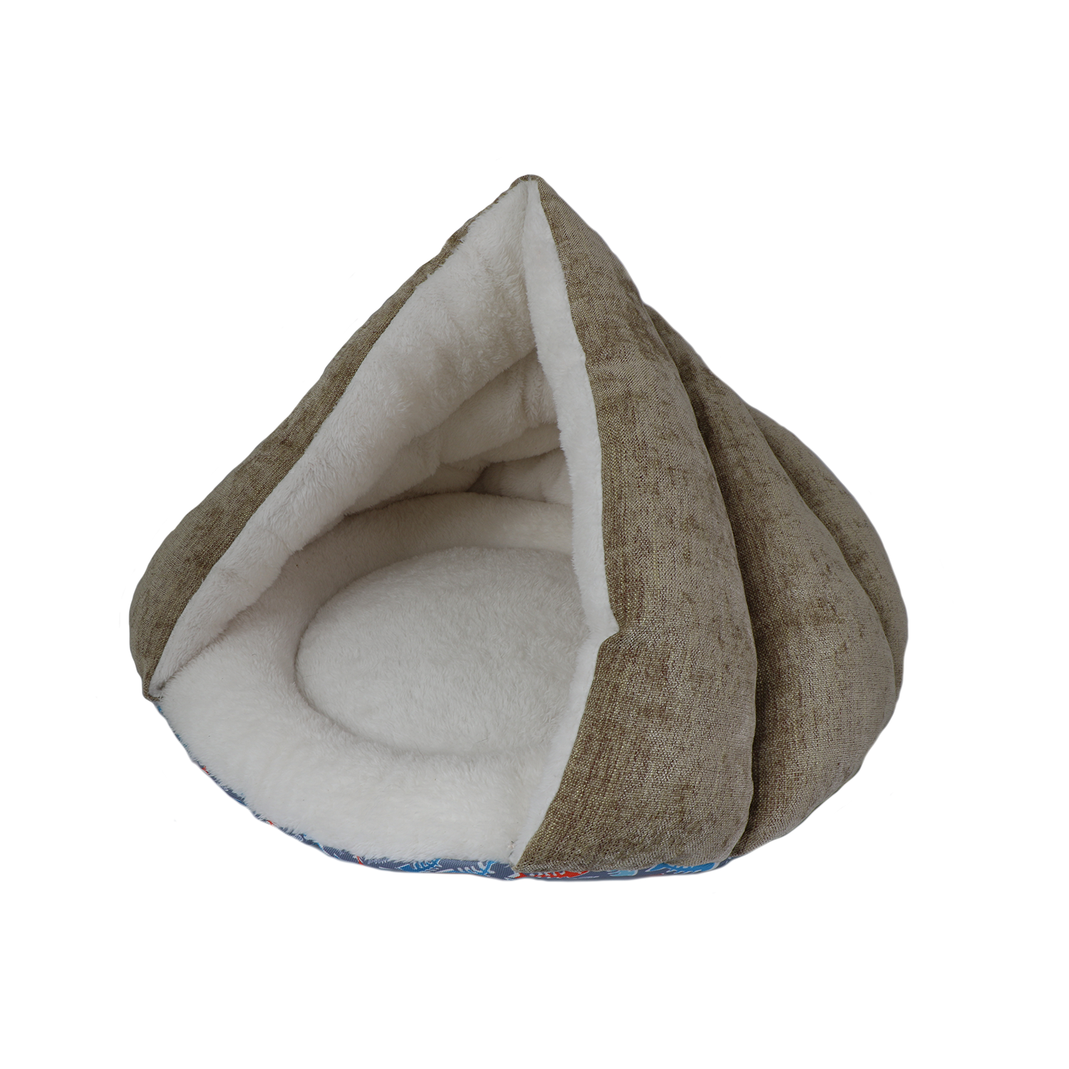 Kitty Kasa Hut Cat Bed Heathered Brown