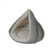 Kitty Kasa Hut Cat Bed Heathered Grey