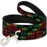 Dog Leash - MILK/Cartoons Black/Multi Color