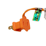 Kurt Adler 9 Foot Pre-Lit Orange Garland