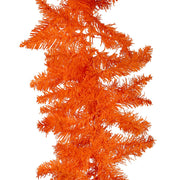 Kurt Adler 9-Foot Unlit Orange Garland