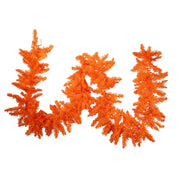 Kurt Adler 9-Foot Unlit Orange Garland