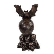 Kurt Adler 11.5-Inch Battery-Operated Bat On Skull Table Piece