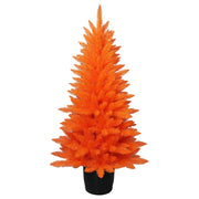 Kurt Adler 4.5 Foot Orange Potted Tree