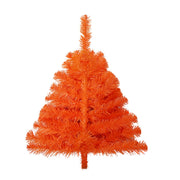 Kurt Adler 24-Inch Pre Lit Incandescent Orange Wall Tree