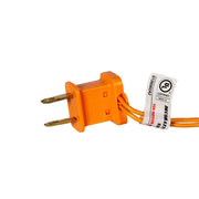 Kurt Adler 24-Inch Pre Lit Incandescent Orange Wall Tree