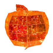 Kurt Adler 6.5-Inch 100-Light Orange Micro LED Holographic Jack-O-Lantern