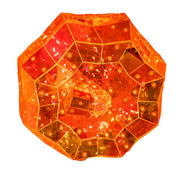 Kurt Adler 6.5-Inch 100-Light Orange Micro LED Holographic Jack-O-Lantern