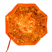 Kurt Adler 6.5-Inch 100-Light Orange Micro LED Holographic Jack-O-Lantern