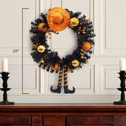Kurt Adler 33-Inch Unlit Halloween Wreath