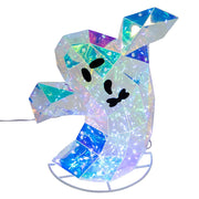 Kurt Adler Pre-lit Holographic Witch and Two Ghosts, 3-Piece Set