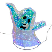 Kurt Adler Pre-lit Holographic Witch and Two Ghosts, 3-Piece Set