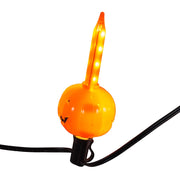 Kurt Adler UL 7-Light LED Pumpkin Streaming String Light Set