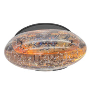 Kurt Adler 6.5-Inch Battery Operated USB Halloween LED Lighted Village Scene Water Lantern.